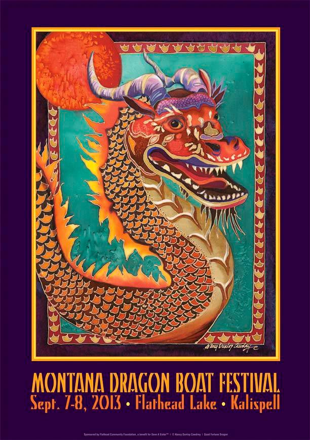 Montana Dragon Boat Festival Poster Cawdrey Gallery