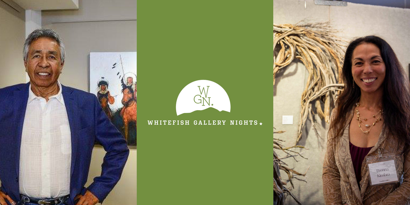 Kevin Red Star & Brenna Kimbro: Whitefish Gallery Nights at Cawdrey Gallery - October 3rd, 2024