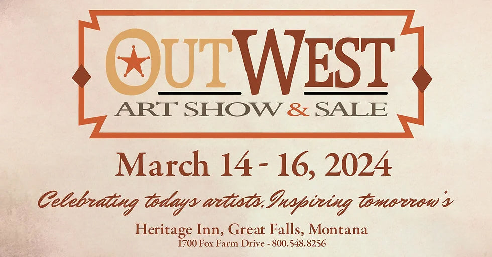 Nancy Dunlop Cawdrey at the Out West Art Show 2024 - Room #250