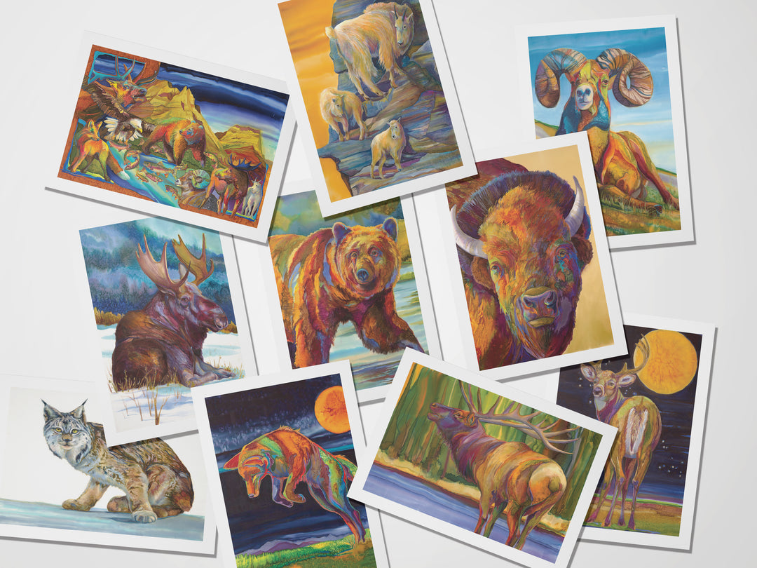 Forever Glacier Postcards by Nancy Dunlop Cawdrey – Cawdrey Gallery