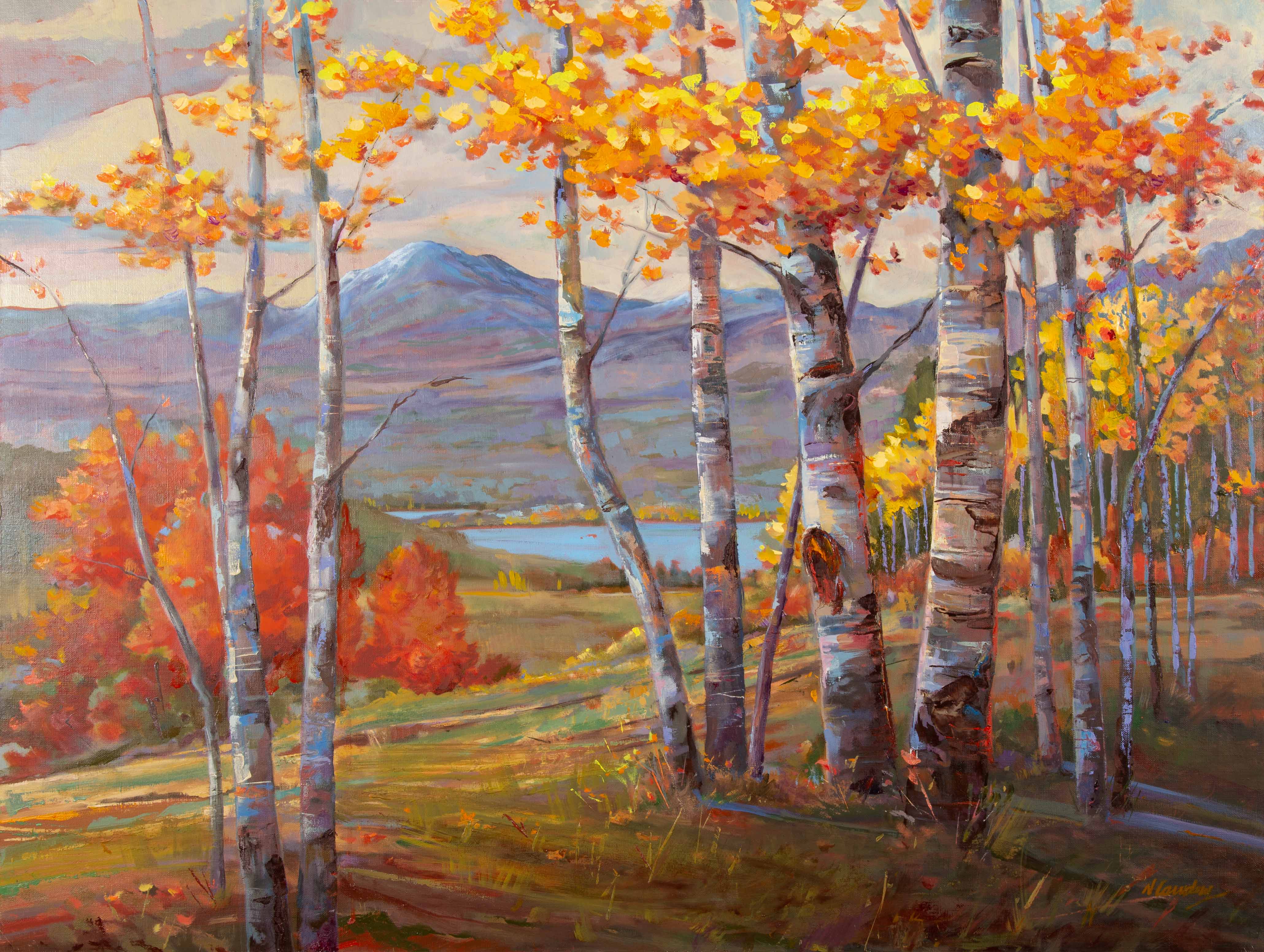 Autumn's Promise by Nancy Dunlop Cawdrey – Cawdrey Gallery